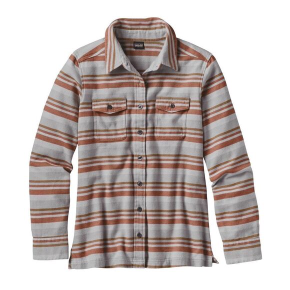 Patagonia Organic Cotton Long-Sleeved Fjord Flannel Shirt - Size 8 - Picture 1 of 8